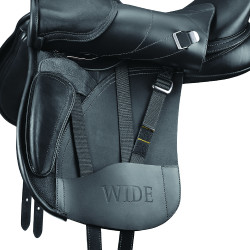 Sella mista Bates Wide in cuoio Heritage Marrone