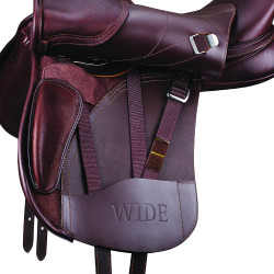 Sella mista Bates Wide in cuoio Heritage Marrone