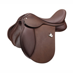 Sella mista Bates Pony in cuoio Heritage Marrone
