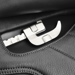 Sella da dressage Bates Plus in cuoio Luxe Nero