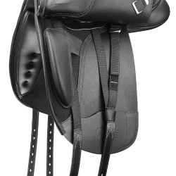 Sella da dressage Bates Plus Nero