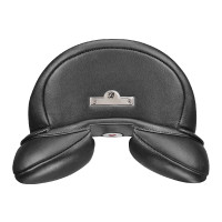 Sella da dressage Bates Wide in cuoio Heritage Nero Sella da dressage Bates Wide in cuoio Heritage Nero