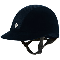 Casco Charles Owen SP8 Plus Micro-suede Marina Blu marino