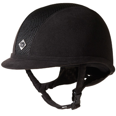 Casco Charles Owen AYR8 Micro-suede Nero