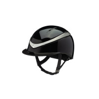 Casco Charles Owen Halo Nero / platino lucido