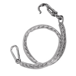 Lunga catena rivestita di plastica trasparente Lunga catena rivestita di plastica trasparente