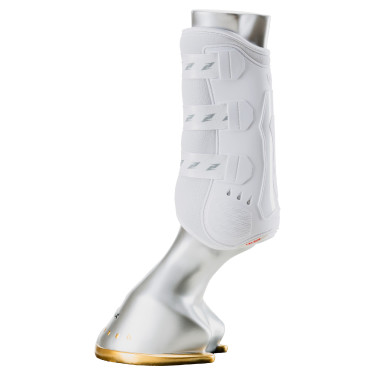 Stinchiere da dressage Zandona King Carbon Air anteriori Bianco