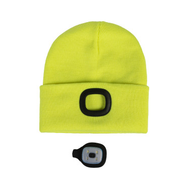 Berretto lavorato a maglia Honey HKM Giallo fluo