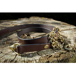 Longe da presentazione in cuoio HFI Marrone