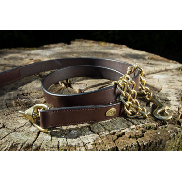 Longe da presentazione in cuoio HFI Marrone