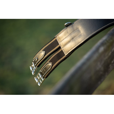 Sottopancia HFI Evo in cuoio Nero