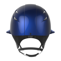 Casco GPA 4S Speed Air TLS visiera similpelle Blu marino brillante