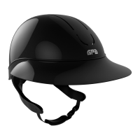 Casco GPA Global First Lady TLS Nero / nero lucido