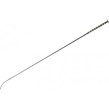 Frustino da dressage Whip & Go Diamond manico in nylon Nero