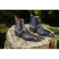 Strisce per speroni in cuoio HFI Marrone