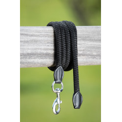 Neoprenhalfter Smart + Nylonführstrick HFI Master Nero / nero