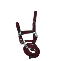 Neoprenhalfter Smart + Nylonführstrick HFI Master Bordeaux / marrone Neoprenhalfter Smart + Nylonführstrick HFI Master Bordeaux / marrone