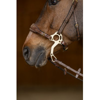 Set Museruola Gourmette Hackamore HFI Master Marrone