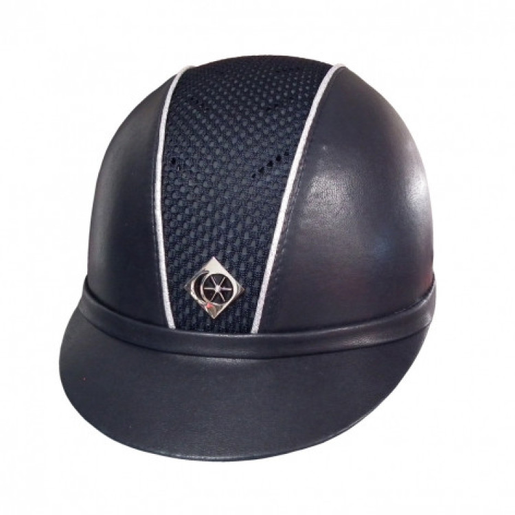 Casco Charles Owen SP8 con profilo in similpelle