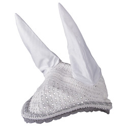 Cuffia antimosche Imperial Riding Italy de Luxe Bianco / antracite