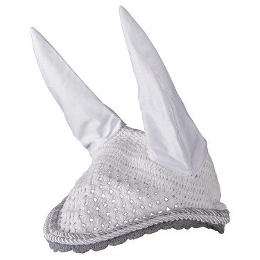 Cuffia antimosche Imperial Riding Italy de Luxe Bianco / antracite