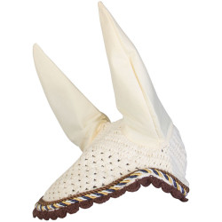 Cuffia antimosche Imperial Riding Italy de Luxe Champagne marrone Beige