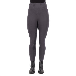 Leggings da equitazione HV Polo Luci FullGrip Antracite Grigio