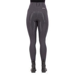 Leggings da equitazione HV Polo Luci FullGrip Antracite Grigio