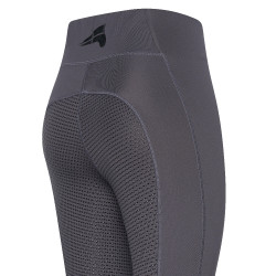 Leggings da equitazione Easy Rider Livia FullGrip Periscopio Grigio