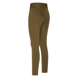 Leggings da equitazione Easy Rider Don FullGrip Oliva Verde