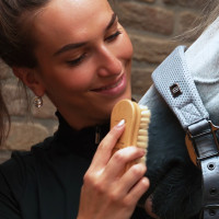 Spazzola per testa Imperial Riding Natural HV Polo Naturale Marrone