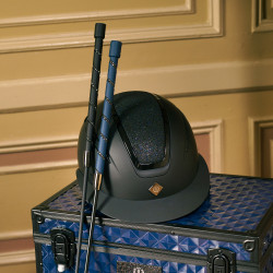 Frustino da dressage Imperial Riding Regal Shine Blu navy Frustino da dressage Imperial Riding Regal Shine Blu navy