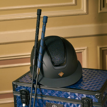 Frustino da dressage Imperial Riding Regal Shine Blu navy Frustino da dressage Imperial Riding Regal Shine Blu navy