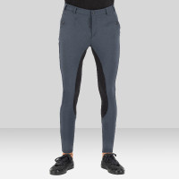 Pantaloni da equitazione Euro-star Gabriel Grip Connect Full Grigio magnete
