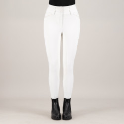 Pantaloni da equitazione Euro-Star Aurelia Competition Grip Connect Full Bianco / oro rosa Pantaloni da equitazione Euro-Star Aurelia Competition Grip Connect Full Bianco / oro rosa