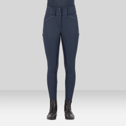 Pantaloni da equitazione Euro-star Aurelia Diamond FullGrip Marina Blu marino