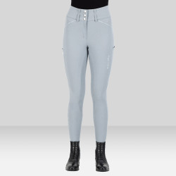 Pantaloni da equitazione Euro-Star Aurelia Grip Connect Full Nuvola Bianco