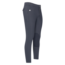 Pantaloni da equitazione Euro-star Gabriel Grip Connect Knee Grigio magnete