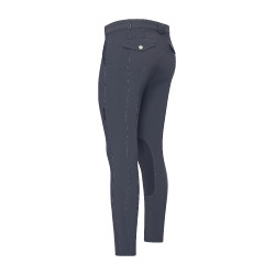 Pantaloni da equitazione Euro-star Gabriel Grip Connect Knee Grigio magnete