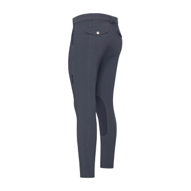 Pantaloni da equitazione Euro-star Gabriel Grip Connect Knee Grigio magnete