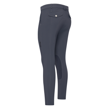 Pantaloni da equitazione Euro-star Gabriel Grip Connect Knee Grigio magnete