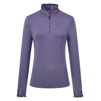 Top Imperial Riding Anna a maniche lunghe Foresta profonda Verde