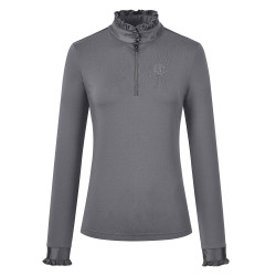 Top Imperial Riding Anna a maniche lunghe Tornado Beige