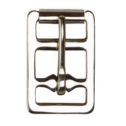 Fibbia in acciaio inox con rullo