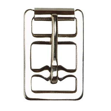 Fibbia in acciaio inox con rullo