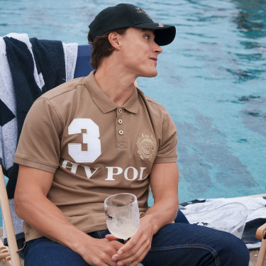 Polo Favouritas M. EQ HV Polo Paglia Marrone