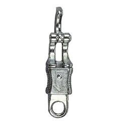Moschettone di panico con anello rotondo fisso da 20 mm Moschettone di panico con anello rotondo fisso da 20 mm