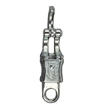 Moschettone di panico con anello rotondo fisso da 20 mm Moschettone di panico con anello rotondo fisso da 20 mm