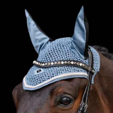Cuffia anti-mosche Imperial Riding Lenny Pietra di luna Arancione