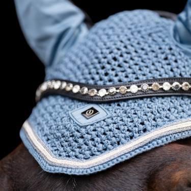 Cuffia anti-mosche Imperial Riding Lenny Pietra di luna Arancione